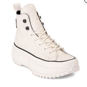 Converse Run Star Hike Platform Leather - Egret
